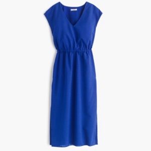 ⭐️💙J. Crew perforated side slit dress w/ pockets